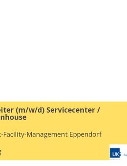Sachbearbeiter (m/w/d) Servicecenter / Callcenter inhouse - Hamburg
