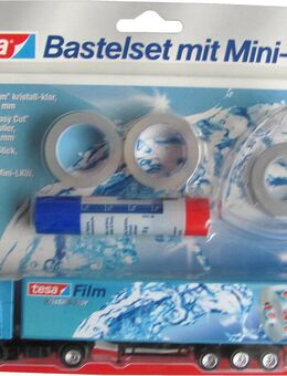 Tesa Nr. - Bastelset mit Mini LKW - Scania - Sattelzug - Doberschütz