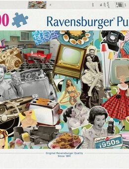 Ravensburger Puzzle Die 50er Jahre, 1000 Puzzleteile, Made in Germany