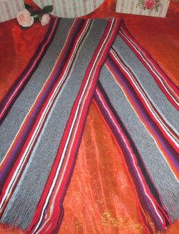 NEUw * Flauschig * modern * XXL * Long * Lang * Wolle * Streifen * Schal * Scarf "H&M" Herren * Damen * Unisex * grau * bunt * - Riedlingen