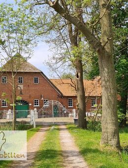 Traumhafter Gutshof 2 ha in absoluter Alleinlage in Meeresnähe mit Pferdestall, Reitplatz und Weiden - Nordenham