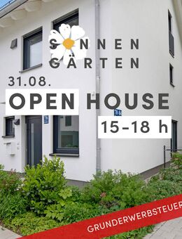 Grunderwerbsteuer geschenkt: Bezugsfertiges 4-Zimmer-Haus mit Süd-Terrasse und eigenem Garten - München