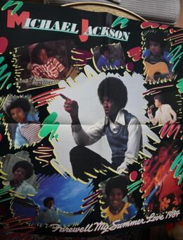 Poster , Michael Jackson , Farwell my Summer Love 1984 , Blatt 60cm x 55cm - Görlitz
