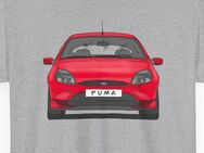 Ford Puma, hochwertiges T-Shirt, Wunsch-Kennzeichen möglich - Olching