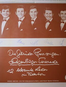 GEBRÜDER PFARR Regensburger Serenade - 12" LP M/NM !SIGNIERT! - Ochsenfurt