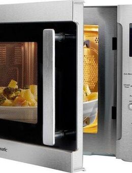 Hanseatic Mikrowelle 15896546, Grill und Heißluft, 25 l, 3-in-1 Gerät, 4 Kombinationsprogramme