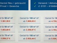 120m2 Gerüst 50m2 gebraucht Baugerüst 0151-41848482 Thieme-Gerueste.de Gerüst 75m2 Baugerüst 60m2 Lieferung Abholung möglich - Bitterfeld-Wolfen