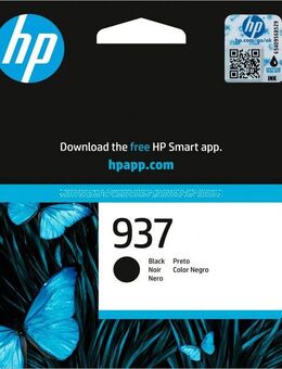 HP 937 Schwarz Original Ink Cartridge Tintenpatrone