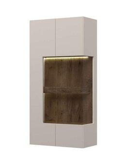 Places of Style Hängevitrine Sky45 (H/B/T): 125/62/30cm) Mit Beleuchtung, lackiert mit wasserbasiertem UV-Lack