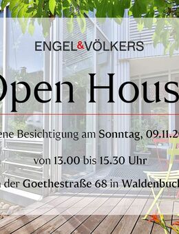 Open House am 9.11. - Erleben Sie zeitlose Eleganz und höchste Wohnqualität! - Waldenbuch