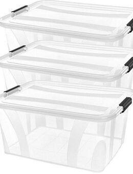 Siena Home Aufbewahrungsbox Anzio (Set, 3 St), Kunststoff, 100% recyclebar