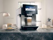 SIEMENS Kaffeevollautomat EQ900 TQ905D03, intuitives 6,8" TFT-Display, Barista-Modus, AromaBoost, App-Steuerung, Geräuschreduzierung,10 Profile, edelstahl