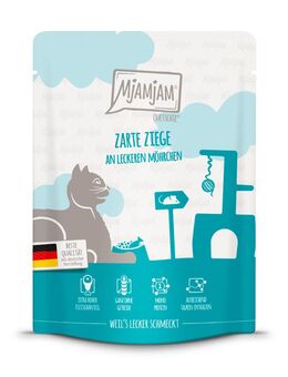 Sparpaket MjAMjAM Quetschie 24 x 300 g - Ziege