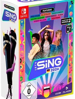 Let’s Sing 2026 German Version (2 Mics) Nintendo Switch
