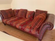 Big Sofa Leder / Stoff Kolonialstil - Sontra