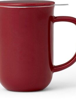 Viva Tasse Balance, Edelstahl, Porzellan, Porzellan, mit Teesieb und Deckel, 500 ml