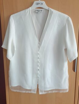 Bluse kurzarm, Gr. 36 weiß von Cartoon - Stuttgart