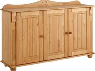 Home affaire Sideboard Adele, Kommode, 3-türig, Breite 130 cm, aus massiver Kiefer, FSC®