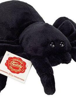 Teddy Hermann® Kuscheltier Spinne schwarz, 16 cm
