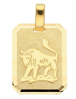 Adelia´s Kettenanhänger 333 Gold Sternzeichen Anhänger Stier, Goldschmuck für Damen & Herren