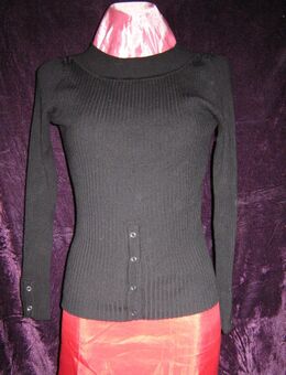 NEUw * Edel * klassisch * modern * DESIGNER * Bodycon * Feinstrick * Fein- Strick * Pullover * Gr. 38- 40/ S- M * schwarz * Gothic * - Riedlingen