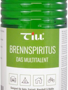 Till Brennspiritus 1 Liter – Ethanol Brennflüssigkeit, vielseitig einsetzbar - Gelsenkirchen