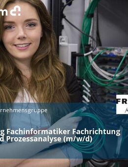 Ausbildung Fachinformatiker Fachrichtung Daten- und Prozessanalyse (m/w/d) - Kenzingen