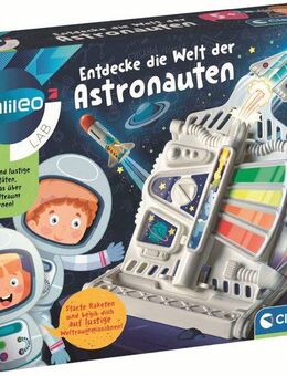 Clementoni® Experimentierkasten Galileo, Entdecke die Welt der Astronauten, Made in Europe