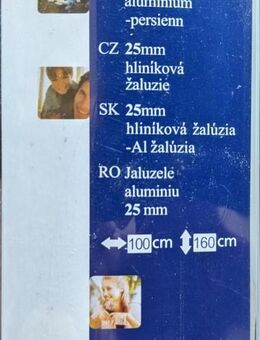 25 mm Aluminium Jalousie, 100 cm x 160 cm - Jena