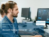 Microsoft Training Channel Manager - Eschborn