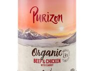 Purizon Organic 6 x 400 g - Rind und Huhn mit Karotte