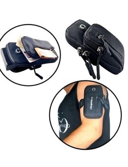 Schwarz Joggingtasche Für Arm Handy Armband Armtasche Sport Fitnesstasche 14,90 €* - Villingen-Schwenningen