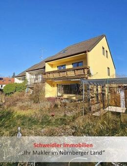 Viel Platz für die ganze Familie: Großes REH mit Garten & Garage in beliebter Lage von Schwabach - Schwabach