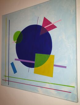 Farbintensive Acryl Gemälde "Geometrische Abstraktion" - Sulz (Neckar)