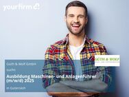 Ausbildung Maschinen- und Anlagenführer (m/w/d) 2025 - Gütersloh