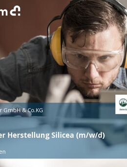 Mitarbeiter Herstellung Silicea (m/w/d) - Ehrenkirchen
