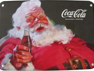 Coca Cola - Blechkarte mit Briefumschlag - 15 x 10,5 cm - Motiv 1 - Doberschütz