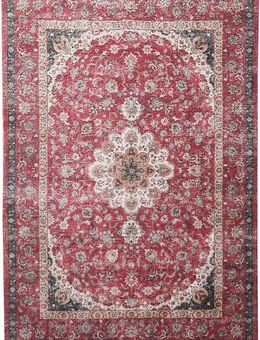 my home Teppich Omar, Druckteppich, orientalisches Design, mehrfarbig, bedruckt, rechteckig, Höhe: 13 mm, Orient-Optik, Vintage Design, weich, Wohnzimmer, Schlafzimmer