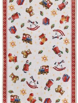 Villeroy & Boch Teppich Nostalgic Toy's Delight, eckig, rund und Läufer, Höhe: 3 mm, Weihnachten, Wohnzimmer, Flur, Geschenk, Toys Delight, Dekoration