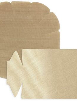 Maximex Backpapier Antihaft-Backform-Zuschnitt, mit Antihaft-Beschichtung, Set bestehend aus 1x rund, 1x eckig