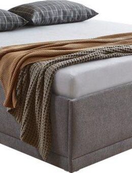 Westfalia Schlafkomfort Polsterbett Texel, Komforthöhe mit Zierkissen, Bettkasten bei Ausführung mit Matratze