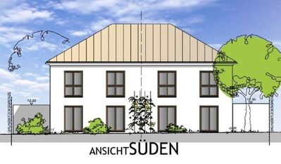 Geisenfeld - Nähe Zentrum! Moderne Neubau-DHH mit Garten, Fußbodenheizung, elektrischen Rollläden, Videosprechanlage, Garage, Stellplatz und Keller!