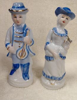 Porzellanfiguren mit Instrument - Dresden