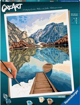 Ravensburger Malen nach Zahlen CreArt, Lake Views, Made in Europe