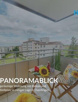 PANORAMABLICK - Geräumige Wohnung mit Balkon und Stellplatz in ruhiger Lage in Eberdingen - Eberdingen