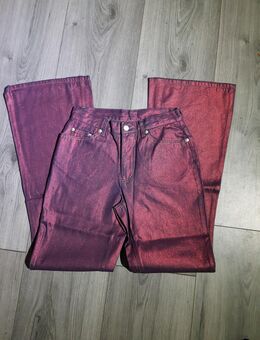 Vintage Jeans mit Schlag rot met. - Espenau