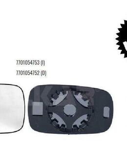 SPIEGELGLAS LINKS KONVEX RENAULT CLIO 3 III 7701054752 7701054753 - Dortmund Wickede