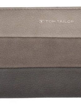 TOM TAILOR Geldbörse ELLEN Long zip wallet, im modischen Streifendesign