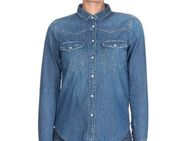 Le Temps Des Cerises Jeanshemd Mit feinen Jeansnähten