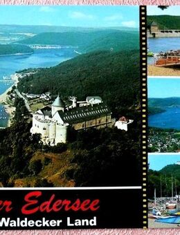Ansichtskarte Edersee mit Blick auf Schloß Waldeck - Niederfischbach